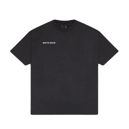 White Noise Graphic T-Shirt - 900 Black - Escape Menswear