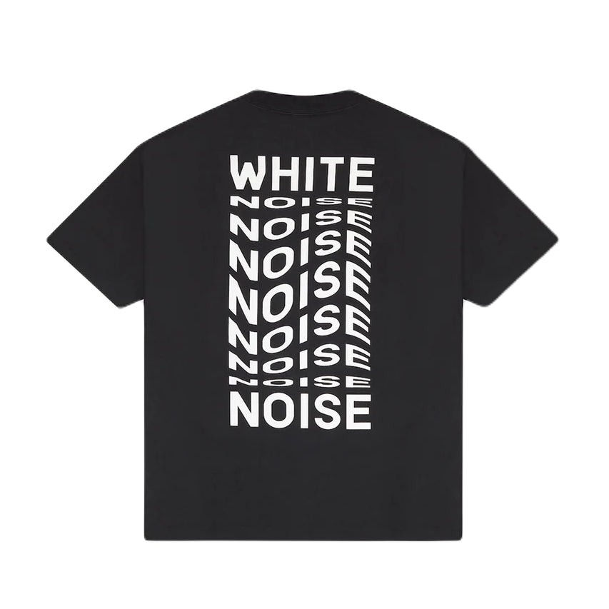 White Noise Graphic T-Shirt - 900 Black - Escape Menswear