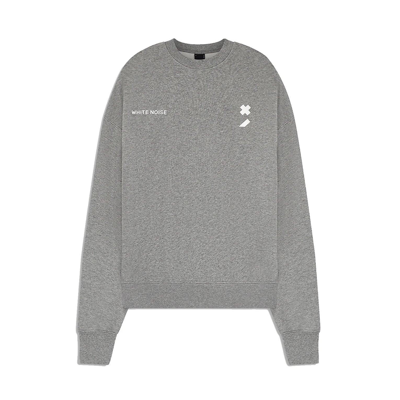 White Noise Logo Sweatshirt - 050 Grey - Escape Menswear