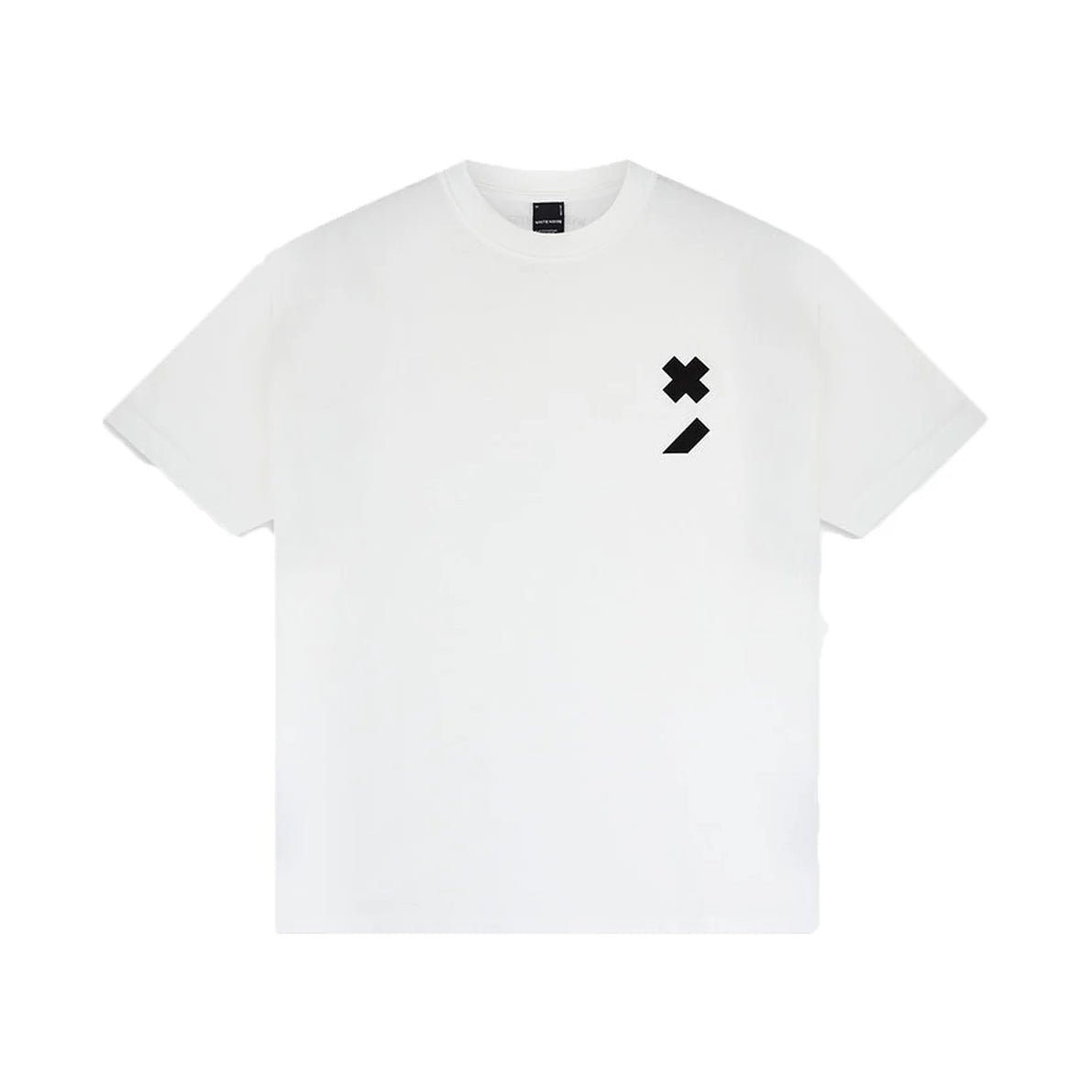 White Noise Logo T-Shirt - 100 White - Escape Menswear