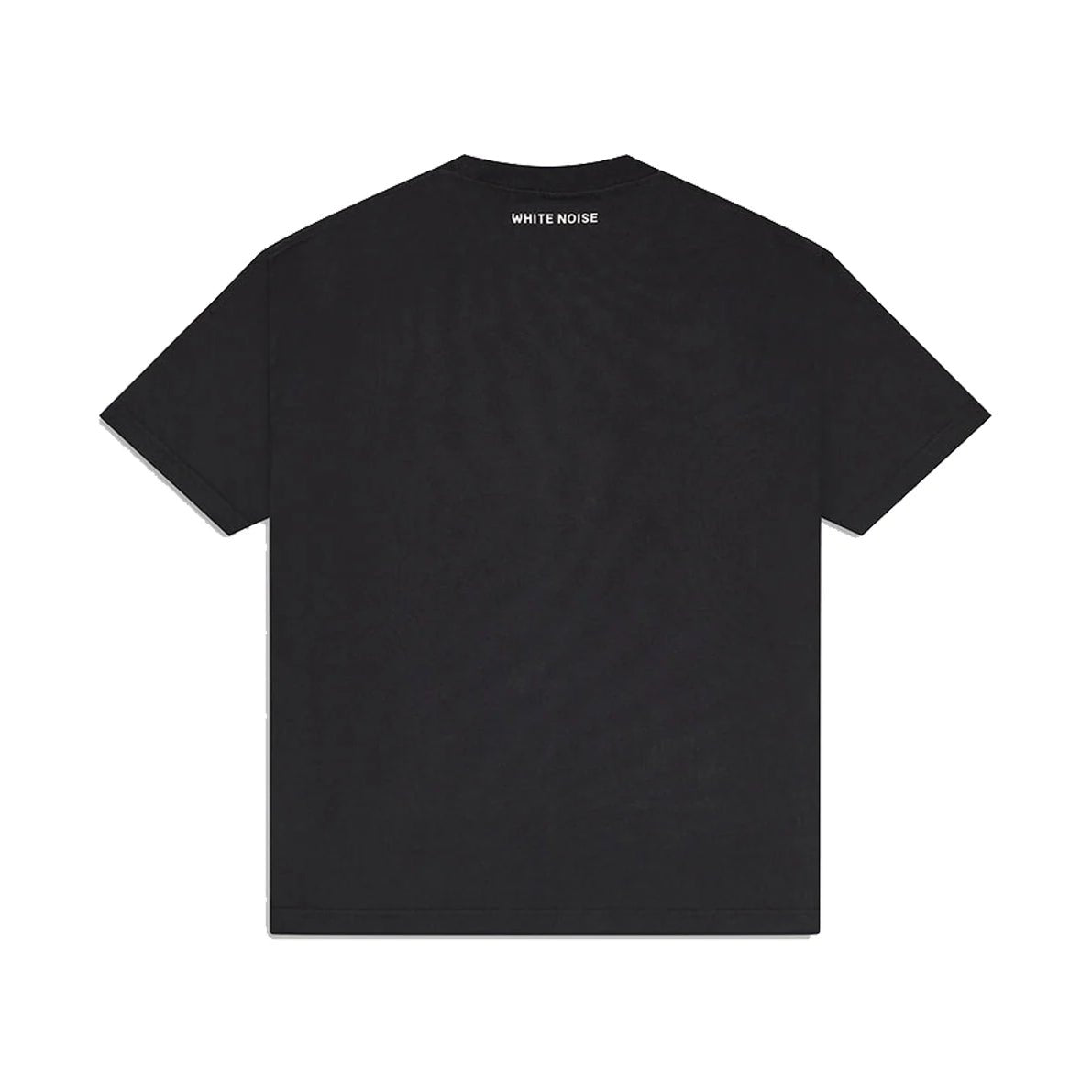 White Noise Logo T-Shirt - 900 Black - Escape Menswear