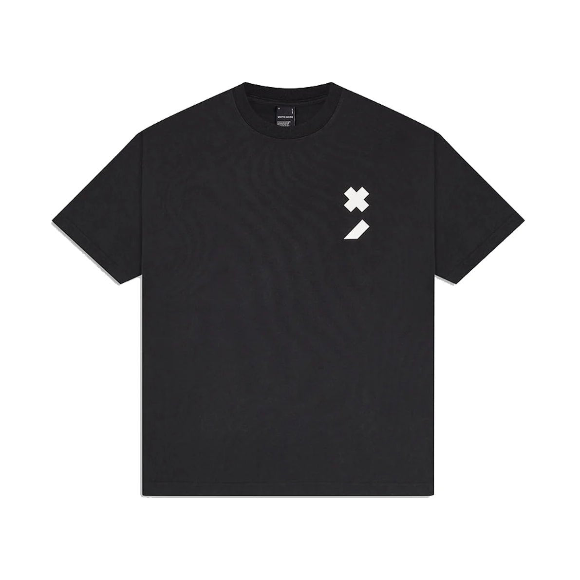 White Noise Logo T-Shirt - 900 Black - Escape Menswear