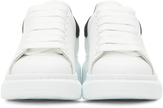 Alexander McQUEEN Oversized Sneaker - White/Black Snake - Escape Menswear