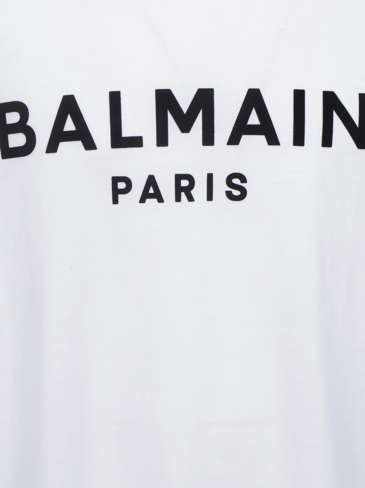 Balmain Paris Logo T-Shirt - GAB White/Black - Escape Menswear