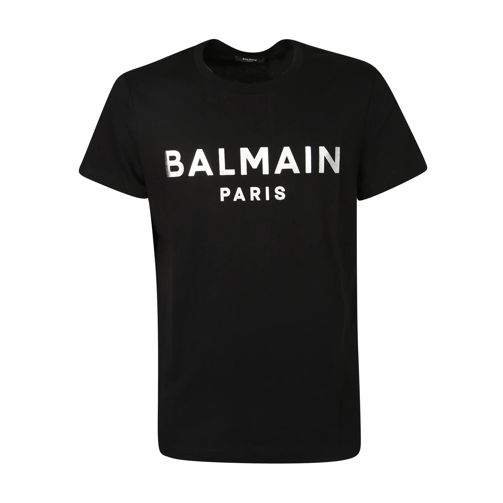 Balmain Paris logo Tsh - EAB Black/Wht - Escape Menswear