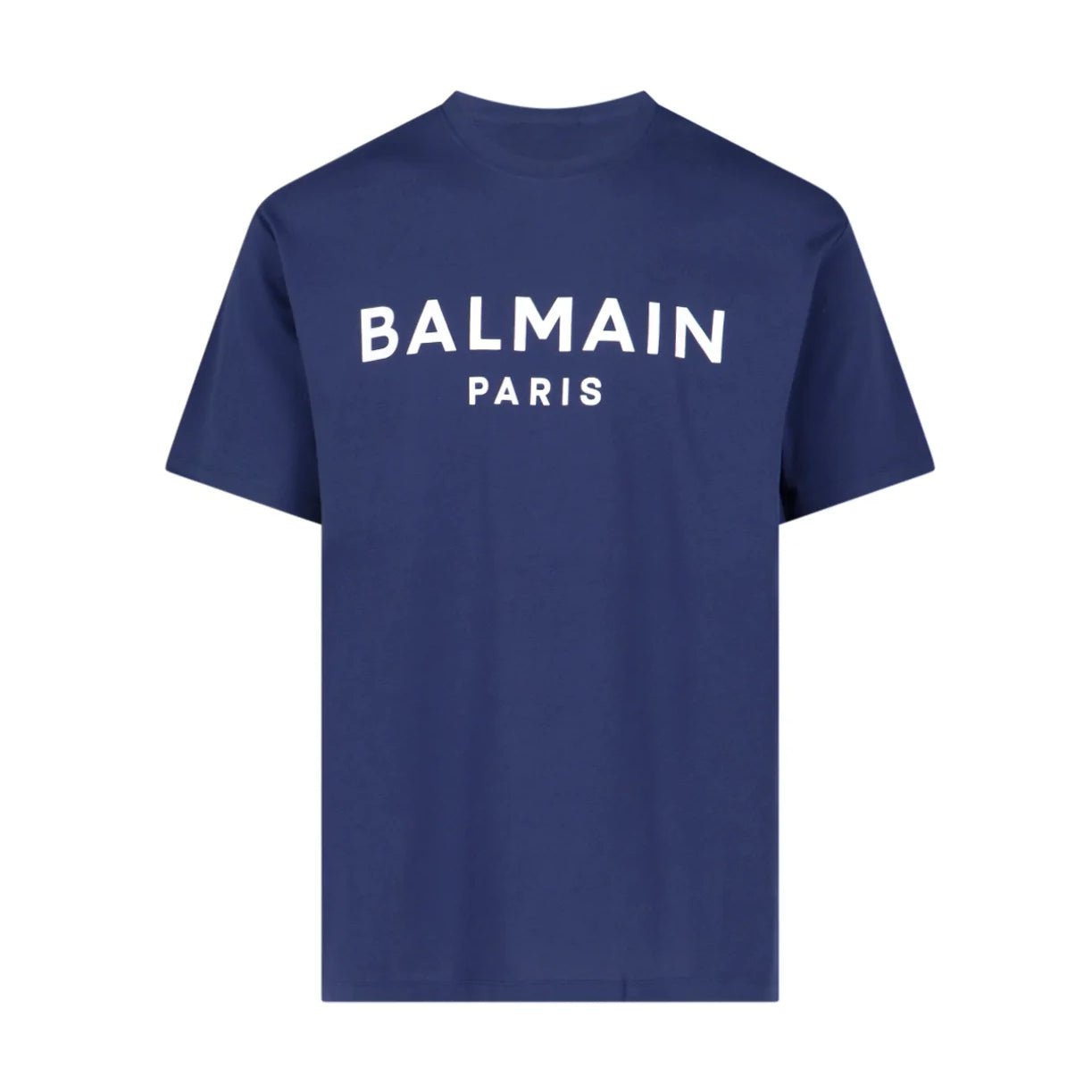 Balmain Paris logo Tsh - SJW Marine/Wh - Escape Menswear
