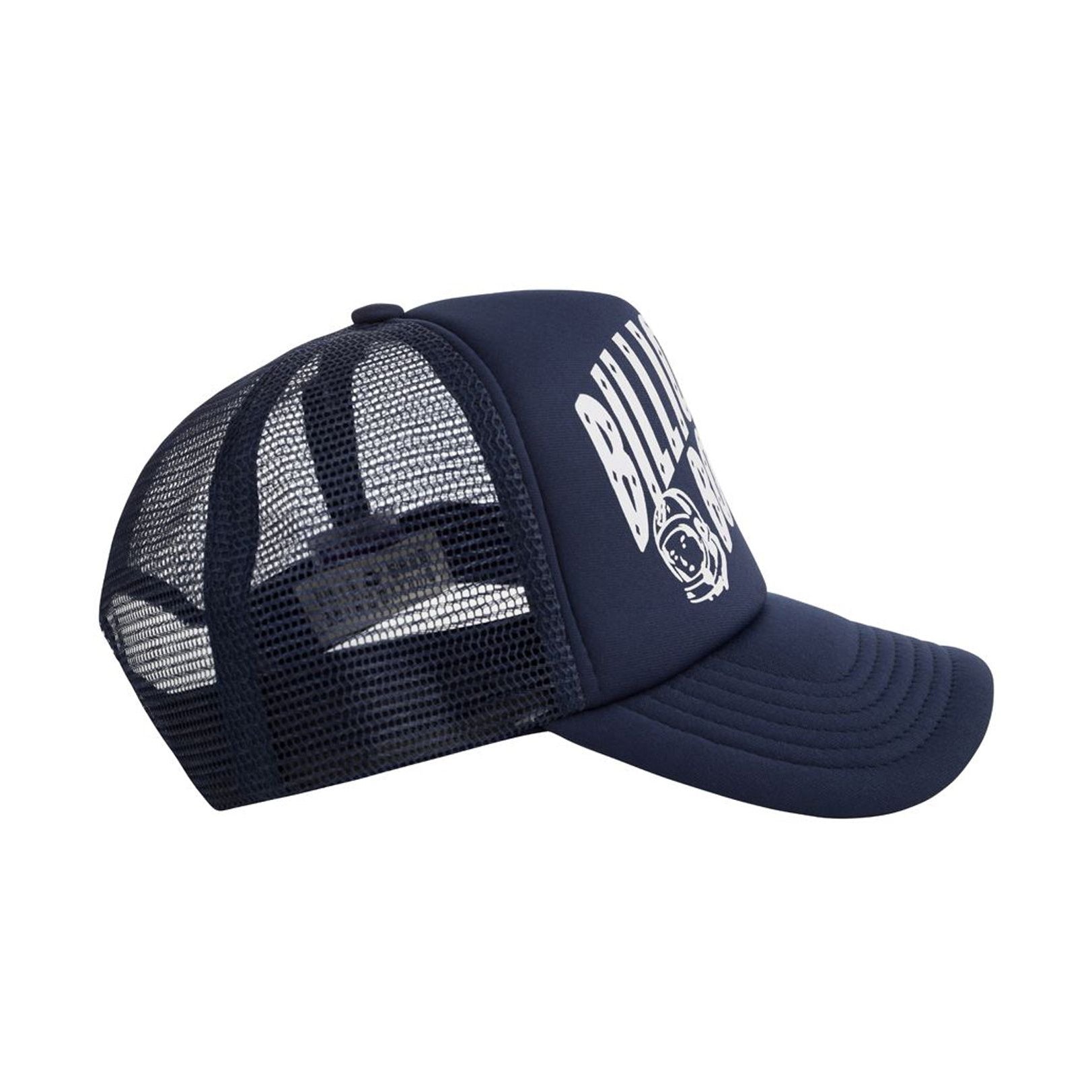 BBC Navy Arch Logo Trucker Cap - Black - Escape Menswear