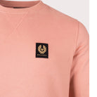 Belstaff Logo Sweatshirt - Rust Pink - Escape Menswear