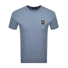 Belstaff Logo T-Shirt - Blue Flint - Escape Menswear