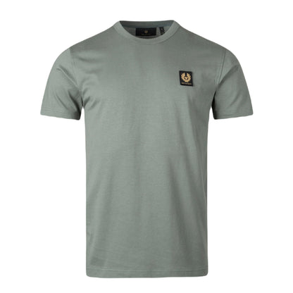 Belstaff Logo T-Shirt - Mineral Green - Escape Menswear