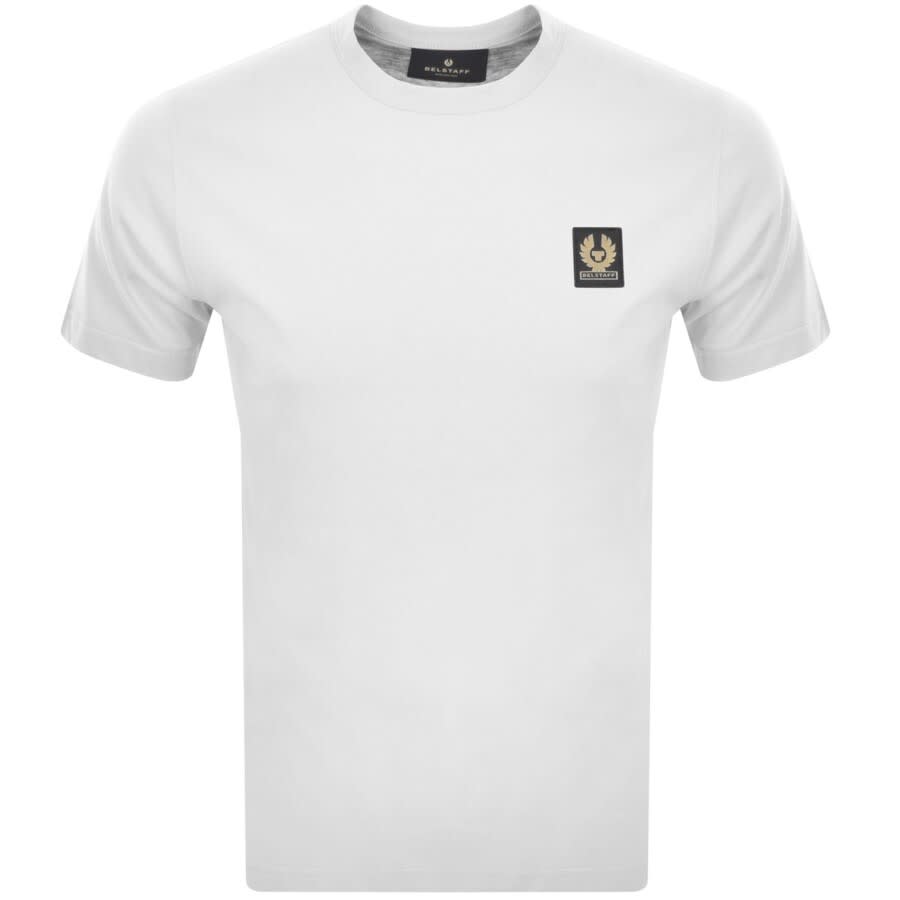 Belstaff Logo T-Shirt - White - Escape Menswear