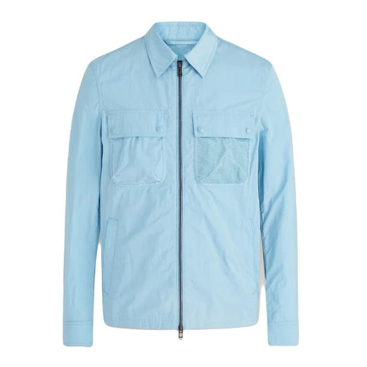Belstaff Outline Overshirt - Skyline Blue - Escape Menswear