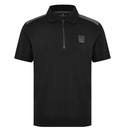 Belstaff Reef Polo Shirt - Black - Escape Menswear