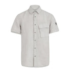 Belstaff Scale Short Sleeve Shirt - Cloud Grey - Escape Menswear