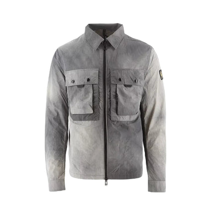 Belstaff Tactical Overshirt Jacket - Old Silver - Escape Menswear