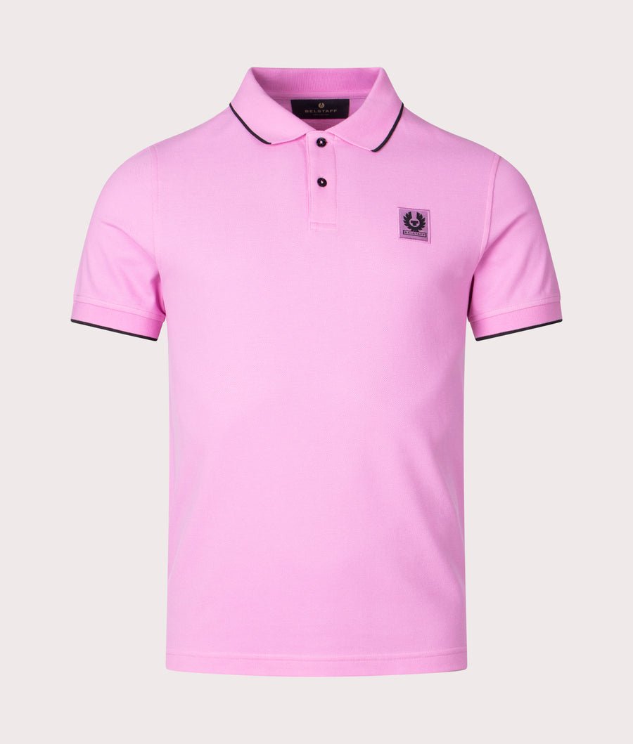 Belstaff Tipped Polo Shirt - Quartz Pink - Escape Menswear