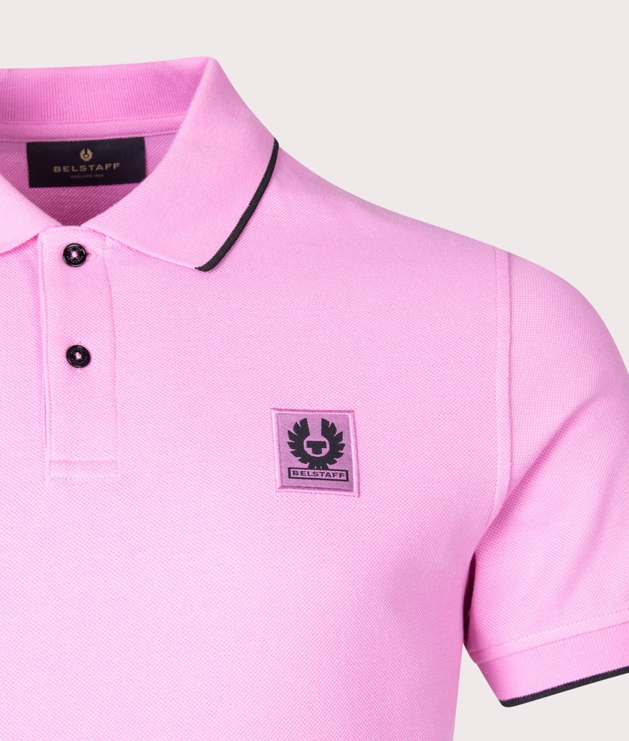 Belstaff Tipped Polo Shirt - Quartz Pink - Escape Menswear