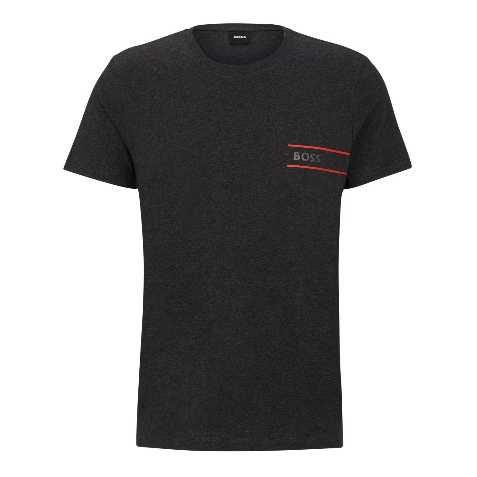 Boss Black 50489442 Stripe T-Shirt - 032 Dark Grey - Escape Menswear