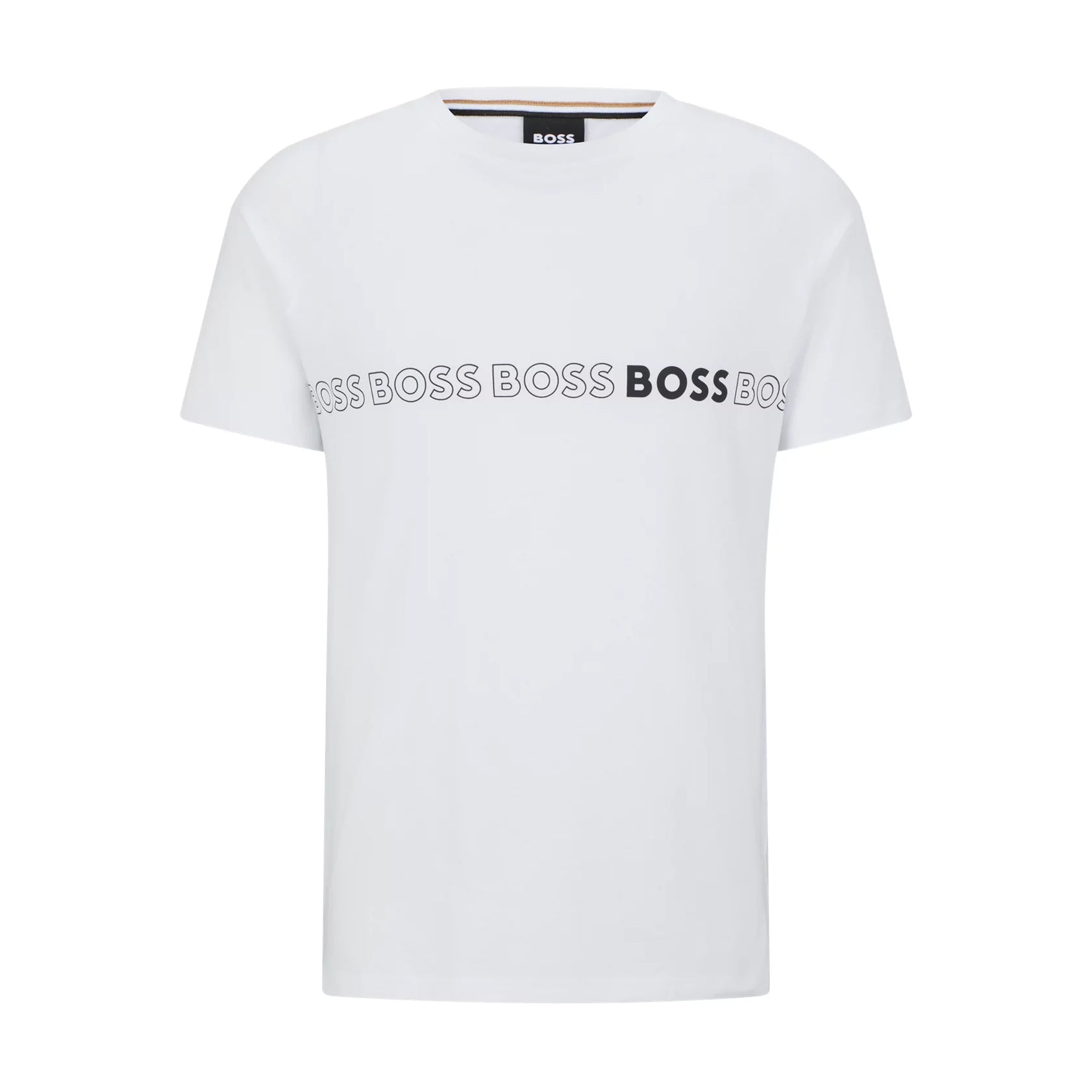 Boss Black 50491696 Slim Fit T-Shirt - 100 White - Escape Menswear
