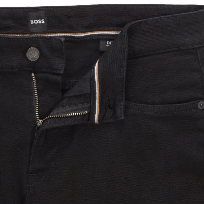 Boss Black Delaware3 Jeans - 001 Black - Escape Menswear