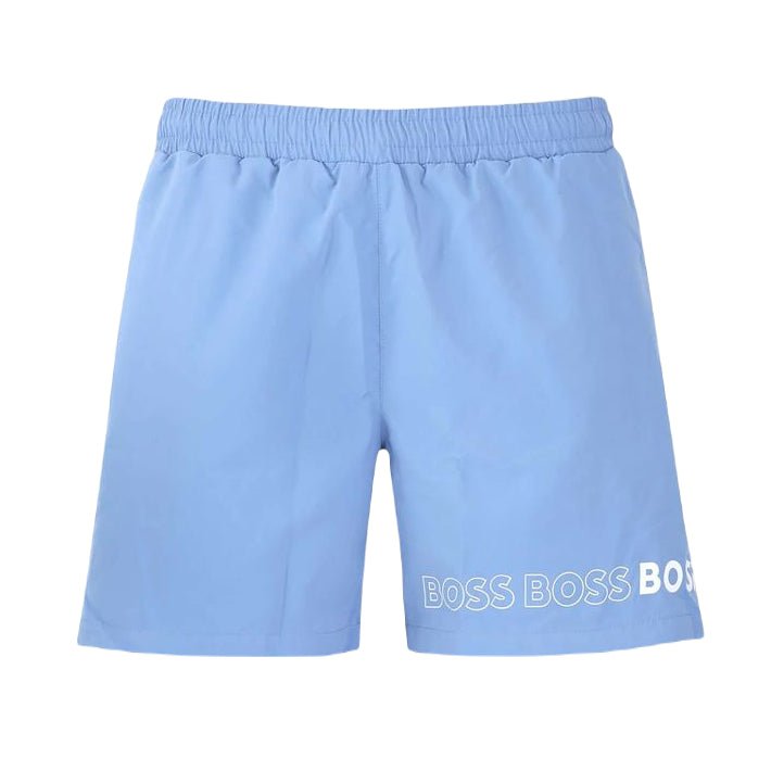 Boss Black Dolphin Swim Short - 492 Blue - Escape Menswear