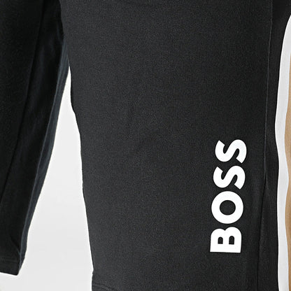 BOSS Black Signature Strip Shorts - 001 Black - Escape Menswear