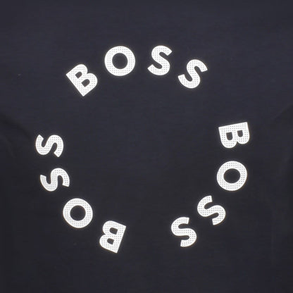 BOSS Green Tee 4 T-Shirt - 402 Dark Blue - Escape Menswear