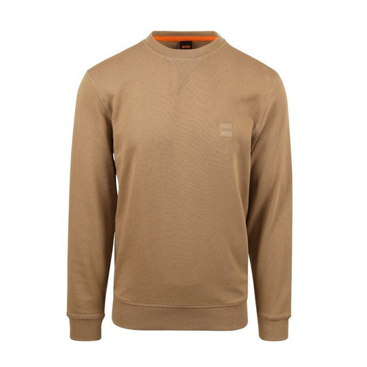 BOSS Orange 50468443 Westart Sweatshirt - 263 Beige - Escape Menswear