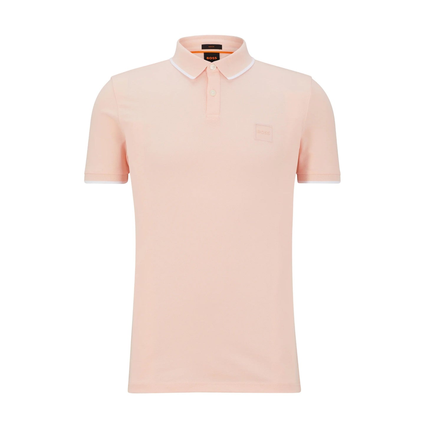 Boss Orange 50472665 Passertip Polo Shirt - 694 Light Pink - Escape Menswear