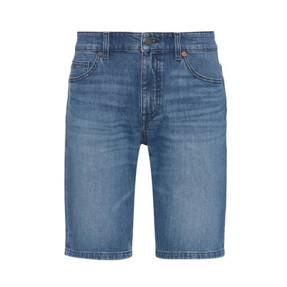 Boss Orange 50488609 Delaware Jean Shorts - 423 Mid Blue - Escape Menswear