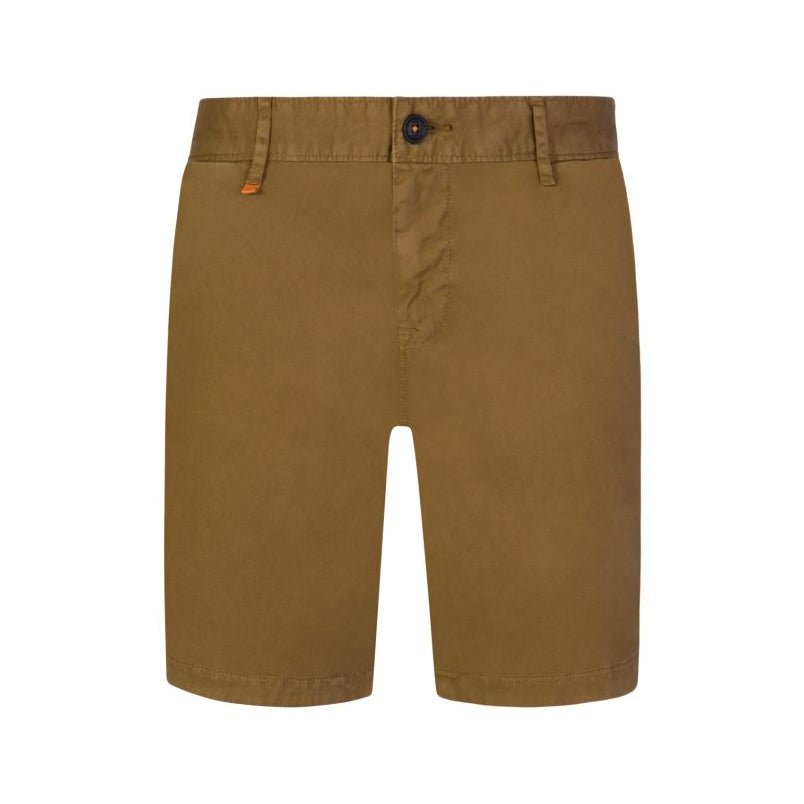Boss Orange 50489112 Schino-Slim Shorts - 280 Camel Brown - Escape Menswear
