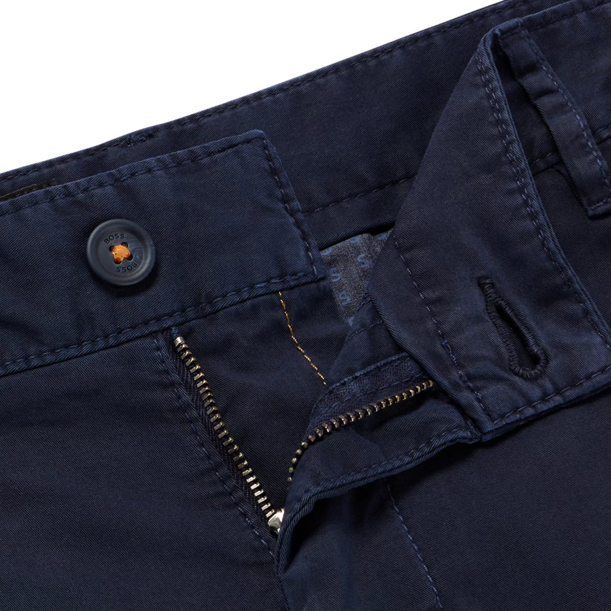 Boss Orange 50489112 Schino-Slim Shorts - 404 Navy - Escape Menswear