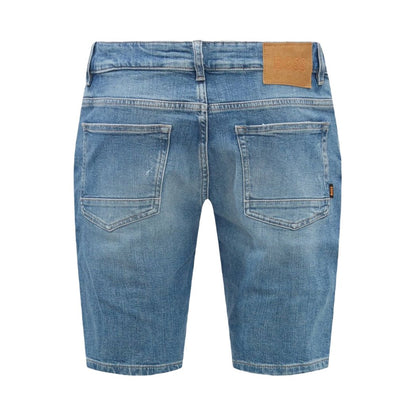 Boss Orange 50490005 Delaware Jean Shorts - 441 Light Blue - Escape Menswear