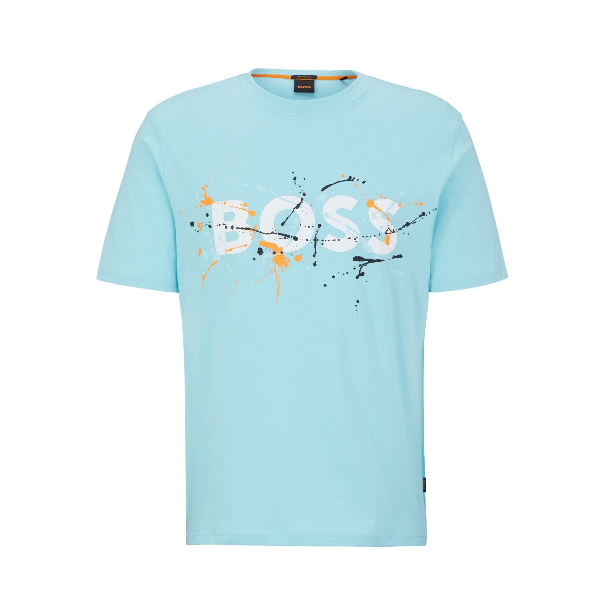 Boss Orange 50491718 TeeArt T-Shirt - 461 Aqua - Escape Menswear