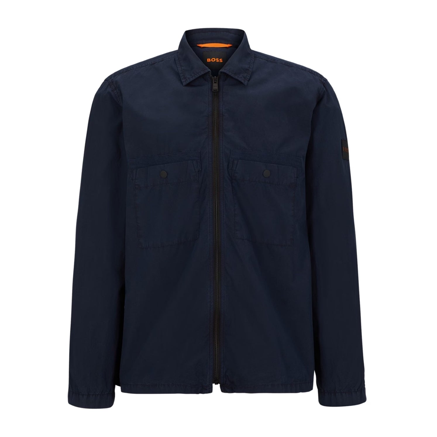 BOSS Orange Lebold Overshirt Jacket - 404 Navy - Escape Menswear