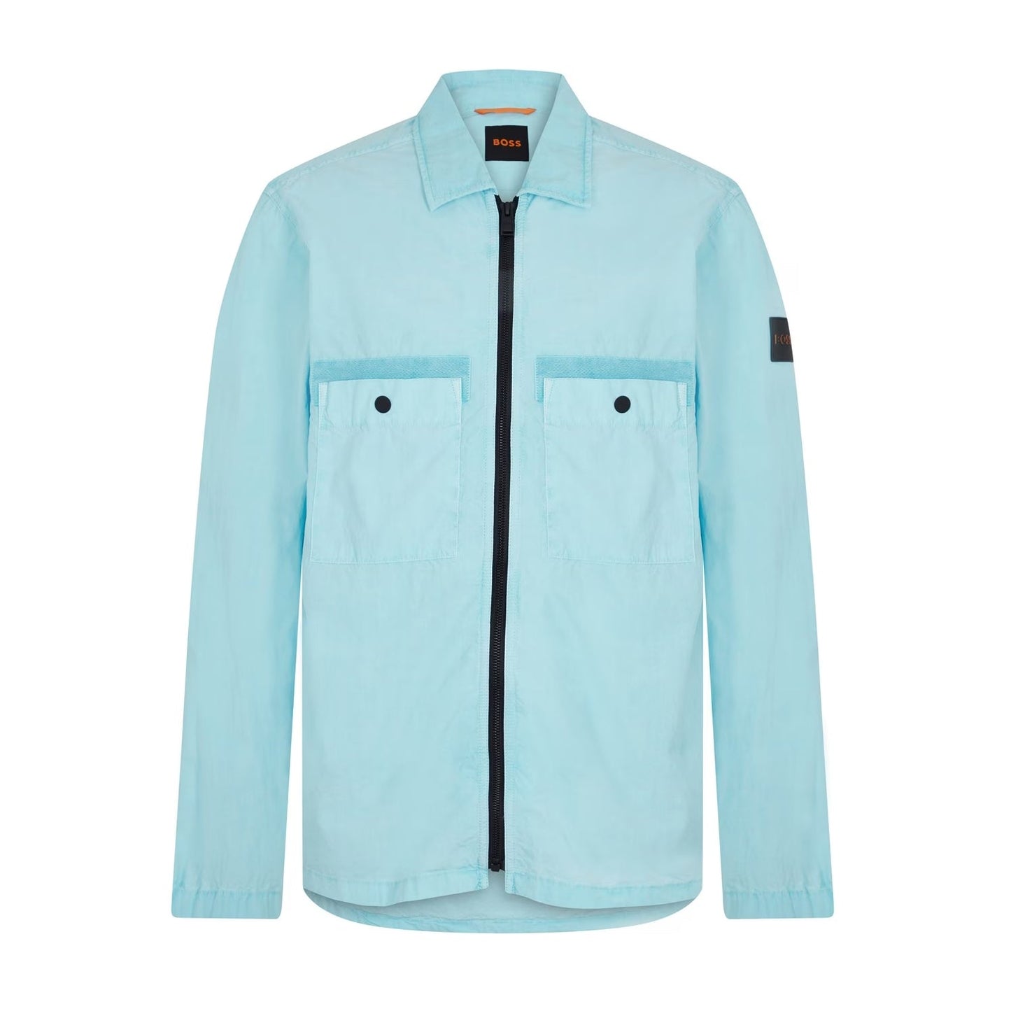 BOSS Orange Lebold Overshirt Jacket - 461 Aqua - Escape Menswear