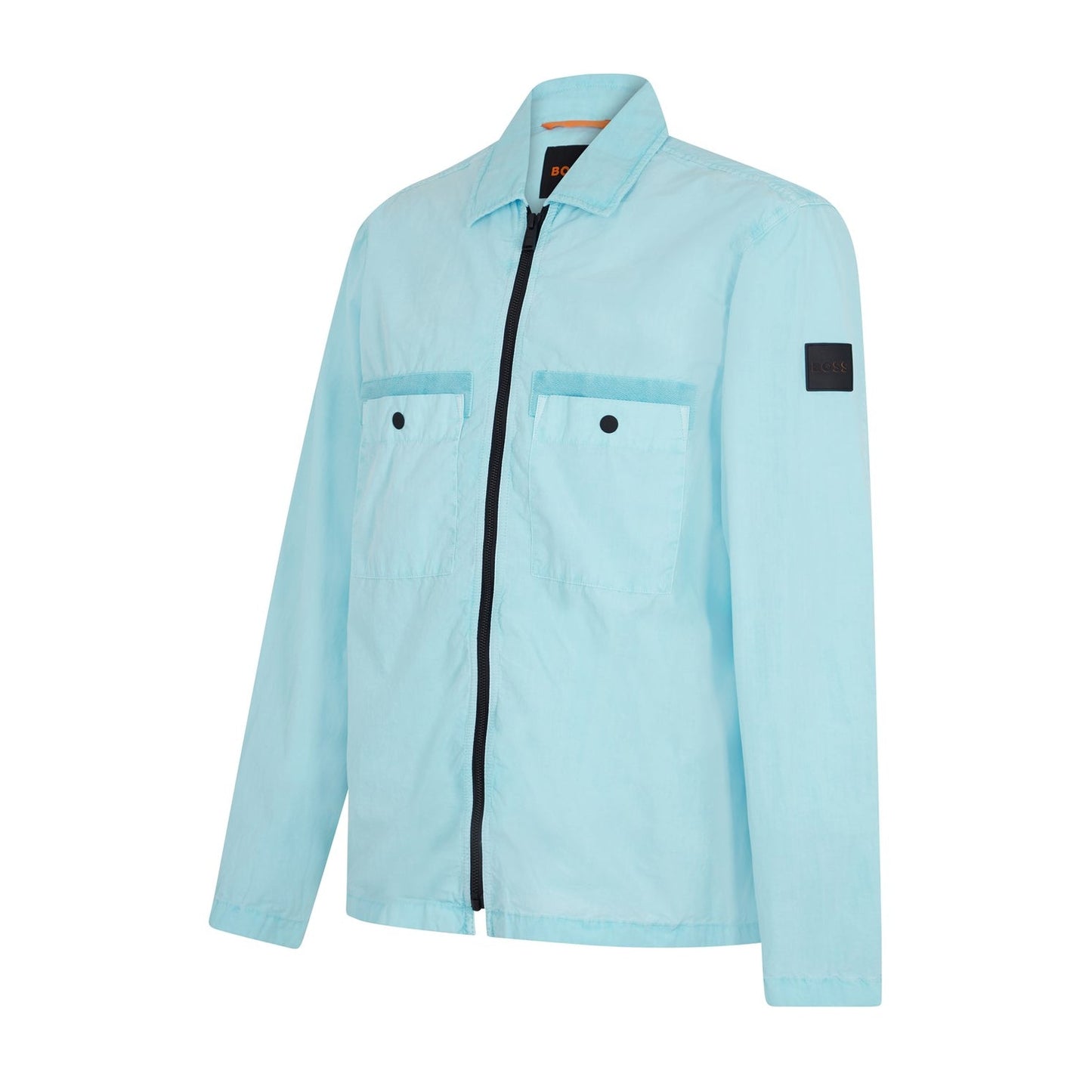 BOSS Orange Lebold Overshirt Jacket - 461 Aqua - Escape Menswear