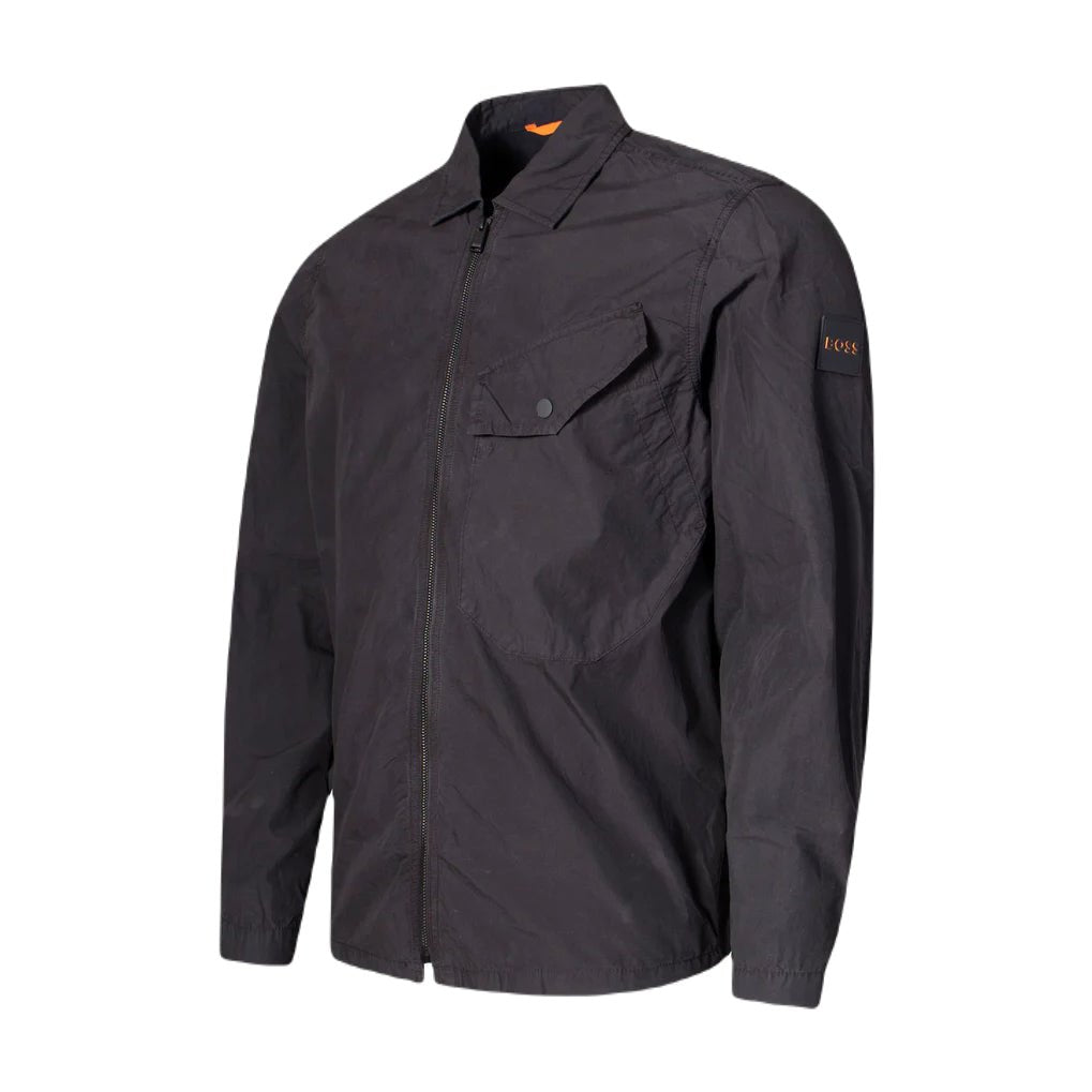 BOSS Orange Lool_1 Overshirt - 001 Black - Escape Menswear