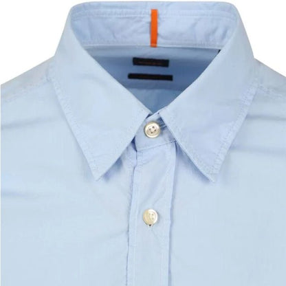 Boss Orange Relegant Long Sleeve Shirt - 460 Light Blue - Escape Menswear