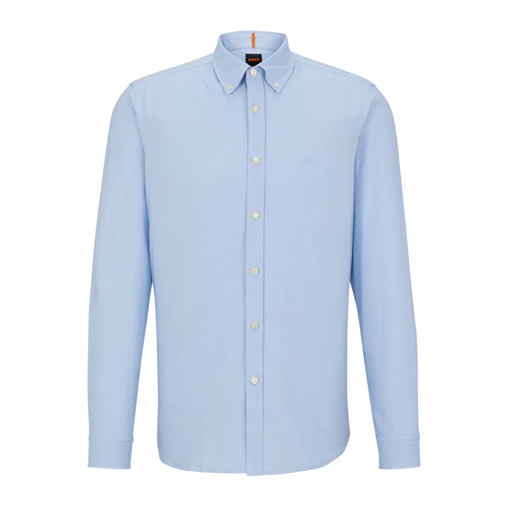Boss Orange Rickert Long Sleeve Shirt - 460 Light Blue - Escape Menswear