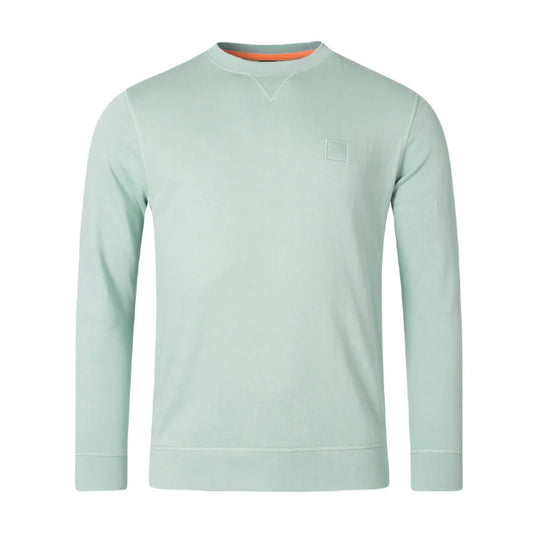 BOSS Orange Westart Sweatshirt - 335 Sea Blue - Escape Menswear