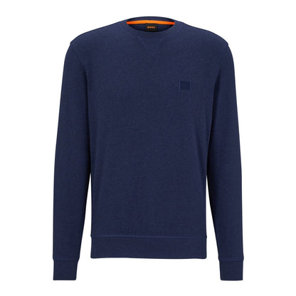 BOSS Orange Westart Sweatshirt - 418 Dark Blue - Escape Menswear