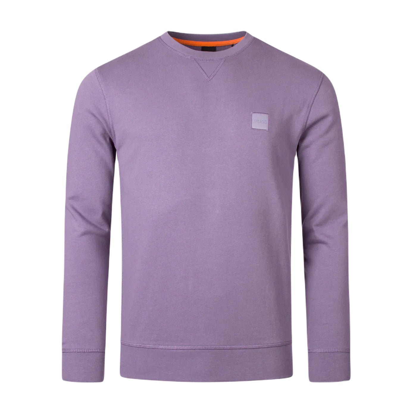 BOSS Orange Westart Sweatshirt - 511 Purple - Escape Menswear
