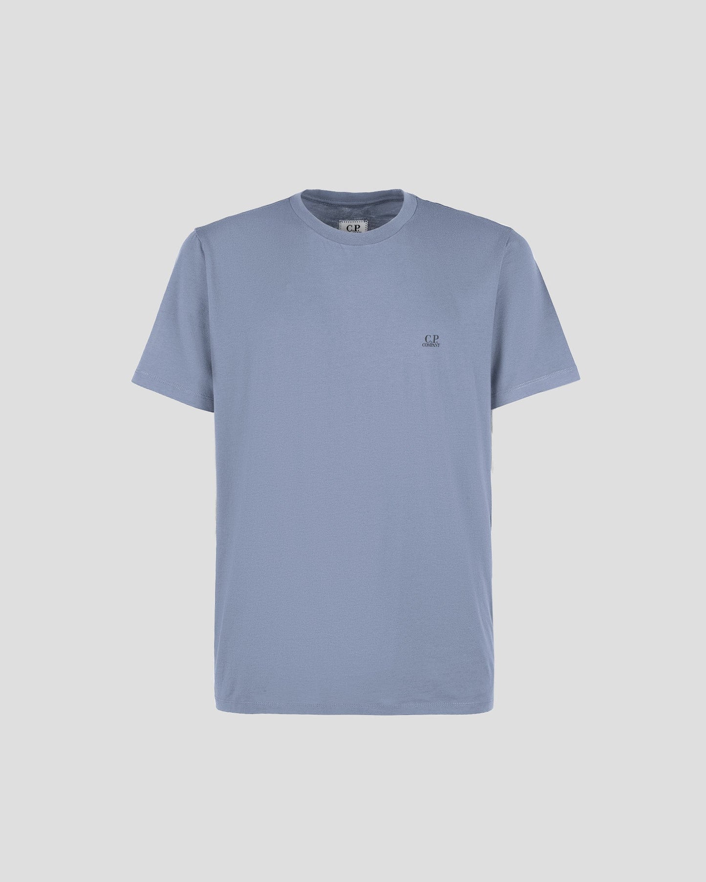 C.P. Company 13CMTS067A 30/1 Jersey Logo Patch T-Shirt - 843 Infinity Blue - Escape Menswear