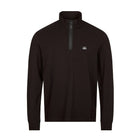 C.P. Company 1/4 Zip Polo - 999 Black - Escape Menswear