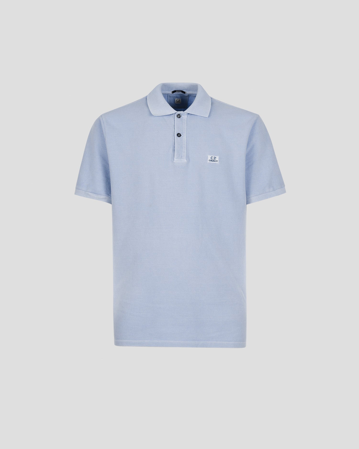 C.P. Company 14CMPL140A Short Sleeves 24/1 Piquet Polo Shirt - 750 Comic Sky - Escape Menswear