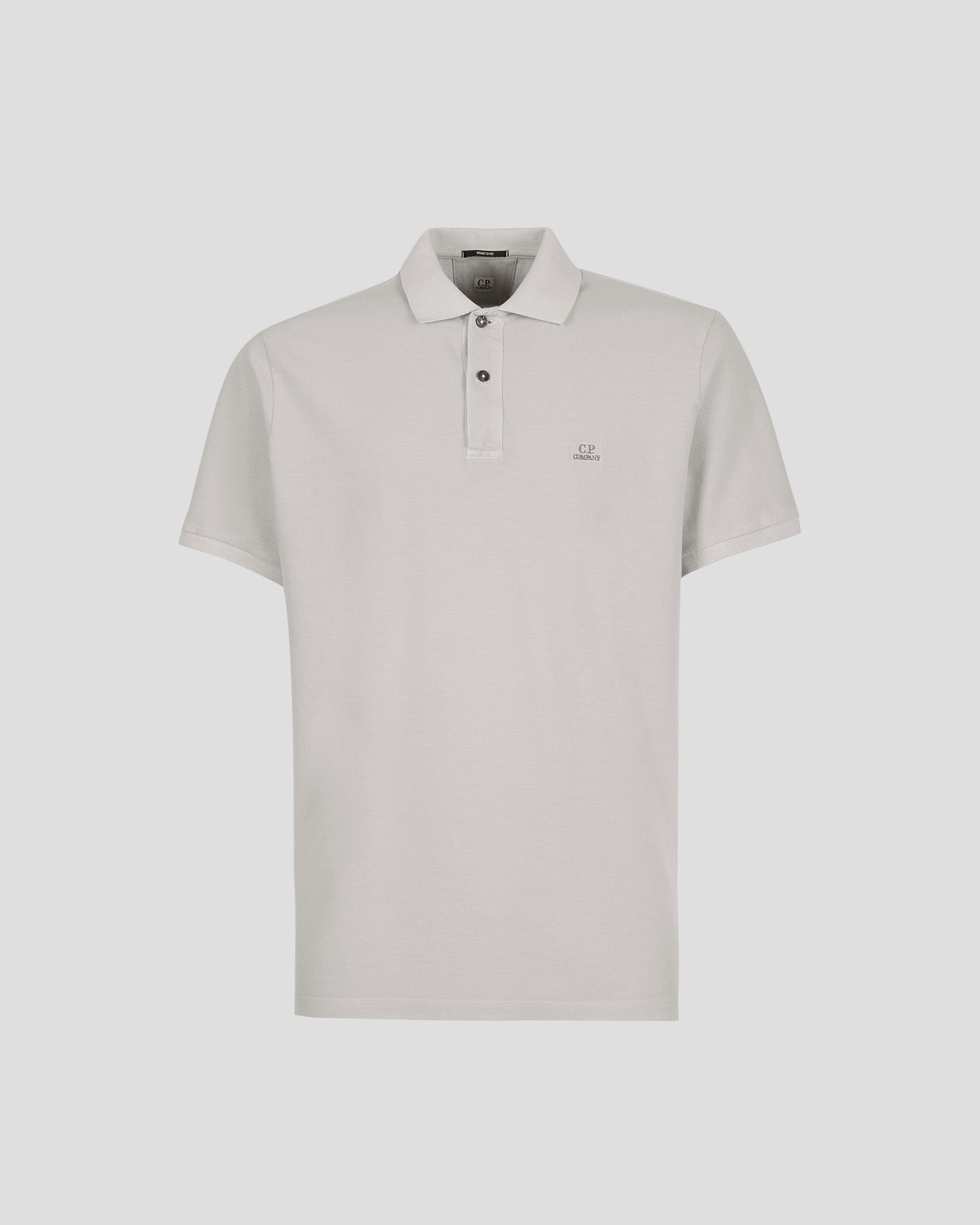 C.P. Company 14CMPL140A Short Sleeves 24/1 Piquet Polo Shirt - 936 Flint Grey - Escape Menswear