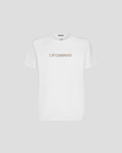 C.P. Company 14CMTS156A Mercerized Jersey Logo T-Shirt - 103 White - Escape Menswear