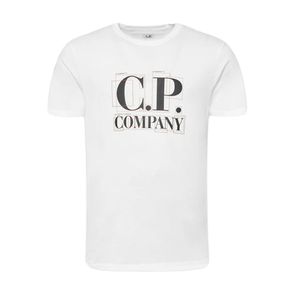 CP Company 14CMTS189A T-Shirt - 103 White - Escape Menswear