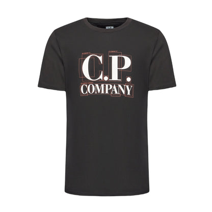 CP Company 14CMTS189A T-Shirt - 999 Black - Escape Menswear
